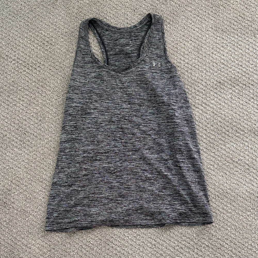 Under Armour Women's Heathered Black Tank Top